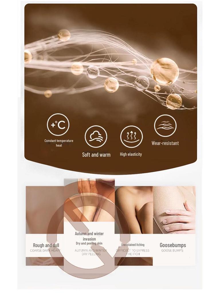 Мужской бесшовный костюм Cationic Plus Velvet из толстого теплого бархата: Топ с высоким воротником и осенние брюки из овчины