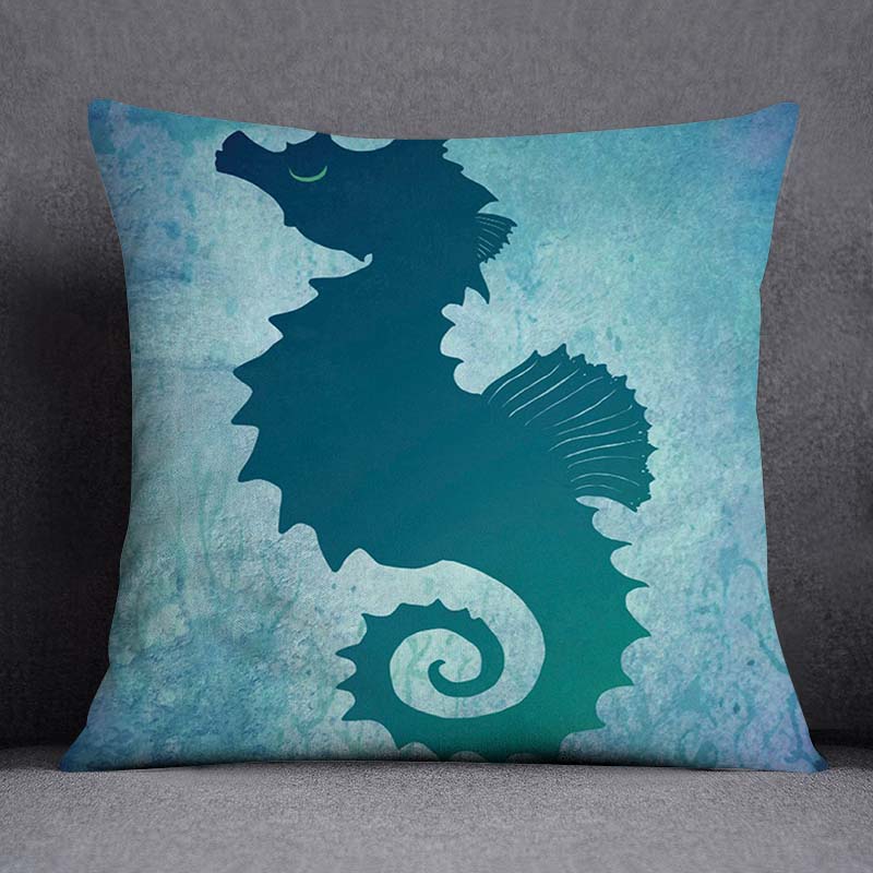 Новый темно-зеленый цветочный узор животного, украшение для дома, наволочка, современный простой квадратный офисный диван, декоративные чехлы для подушек