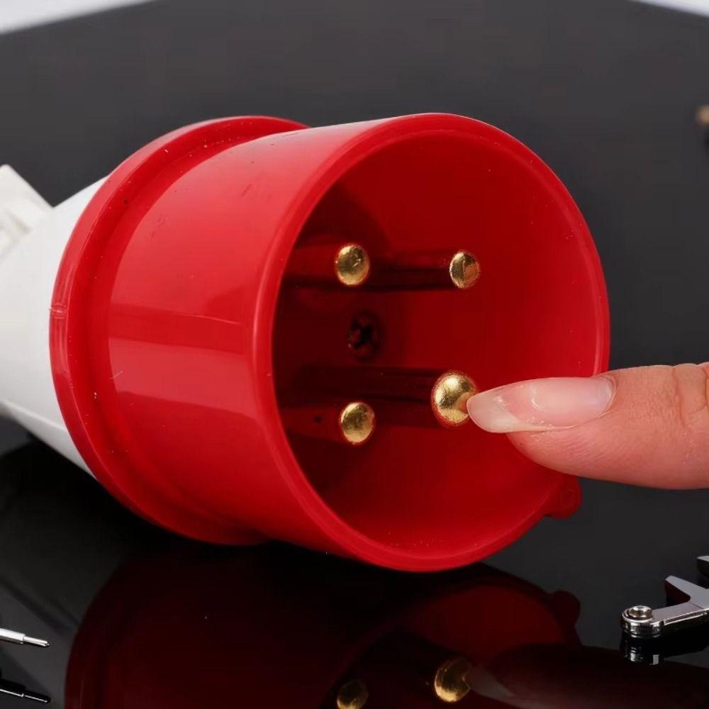 IP44 Rated Industrial Plug 16A 32A 3PIN 4PIN Industrial Socket Insulated Socket Wall Mounted Electrical Connector Industrial Use