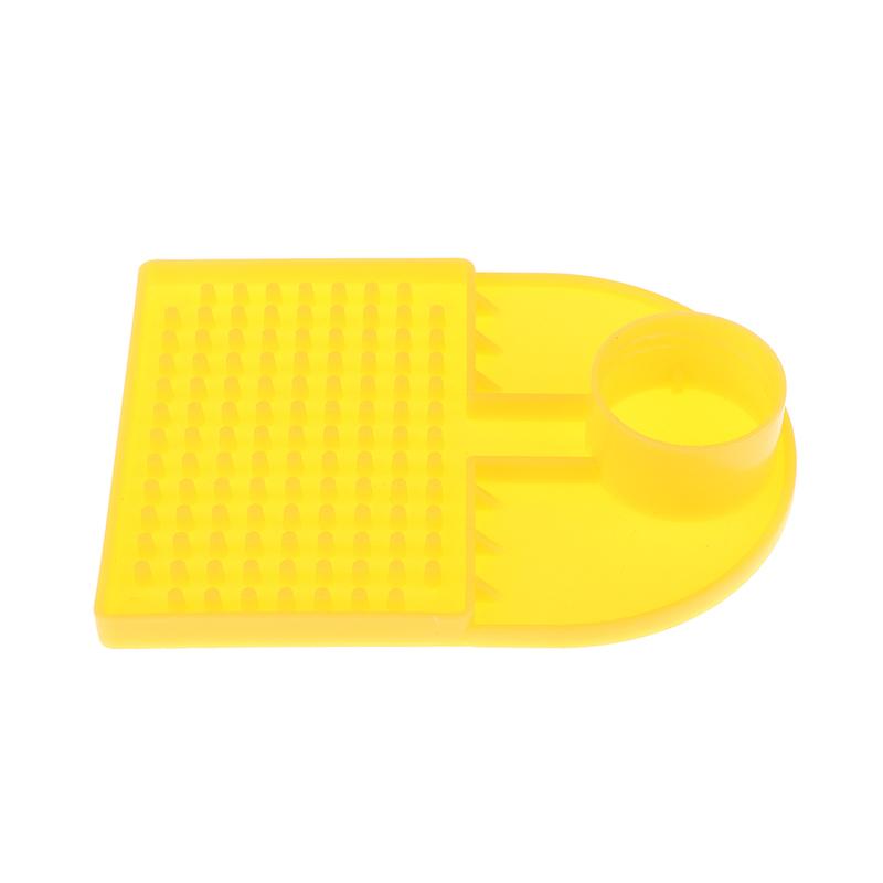 Пластиковая кормушка для пчел, новый дизайн, вход в улей, внутренняя бутылочка, адаптер, не допускающий утопления, принадлежности для пчеловодства