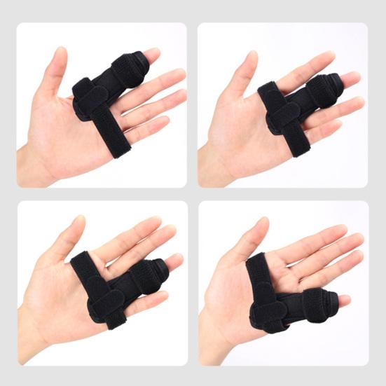 Фиксирующий ремень для пальцев с застежкой-липучкой, регулируемый, дышащий, обезболивающий, иммобилизирующий, фиксирующий шину для лечения растяжений, вывихов, переломов, для взрослых