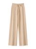 100% Pure Cashmere Women's Wide-Leg Knit Pants – Thickened, Drape, Floor-Length, Autumn/Winter Wear