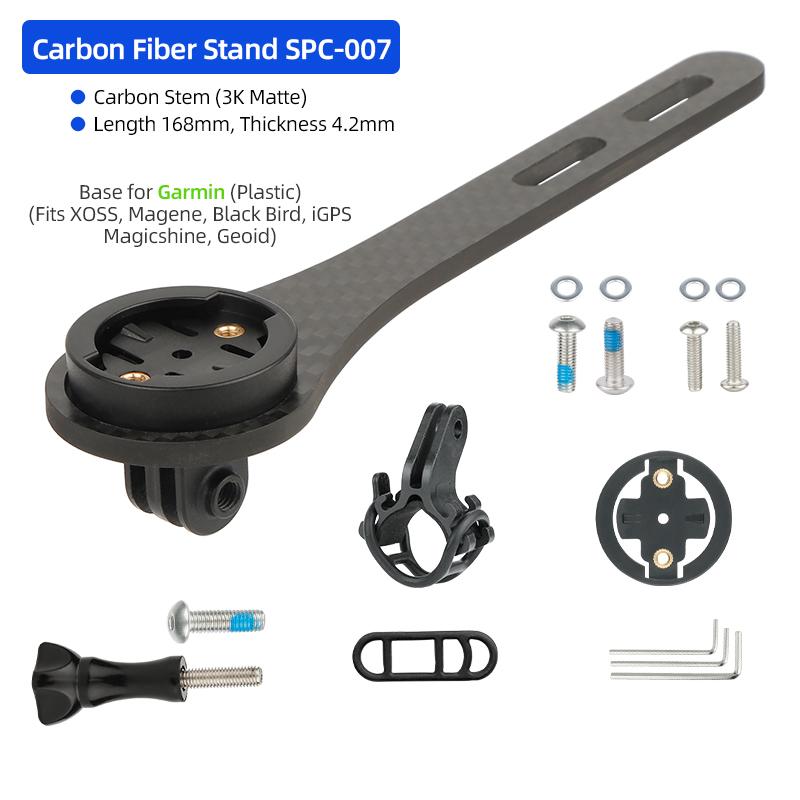 Bike Handlbar Computer Mount for Garmin Bryton Wahoo Gopro Bicycle Carbon Extended Bracket Cycling Speedometer Support Holder