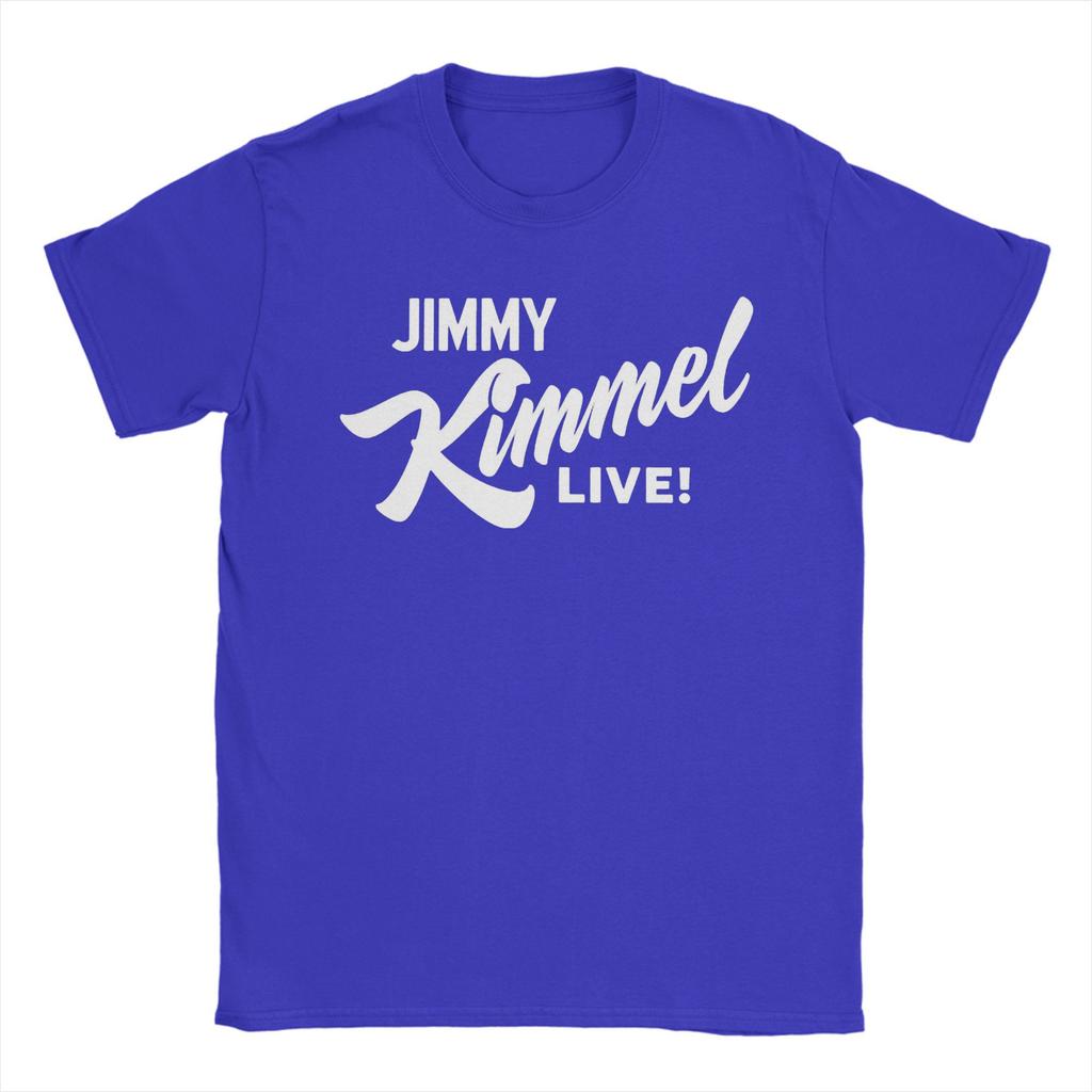 Jimmy Kimmel Live Men's T Shirt Funny Tees Short Sleeve Round Neck T-Shirt Pure Cotton Gift Tops
