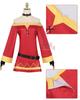 Megumin Cosplay Wig Crimson Demon KonoSubaru Cosplay School Stage Megumin Cosplay Wig Size New [Excellent Quality] Included, Clan, Costume, Adult,