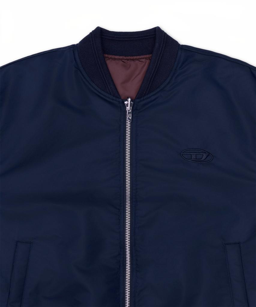 DIESEL W-Type-D1 Bomber Jacket - Navy:Brown