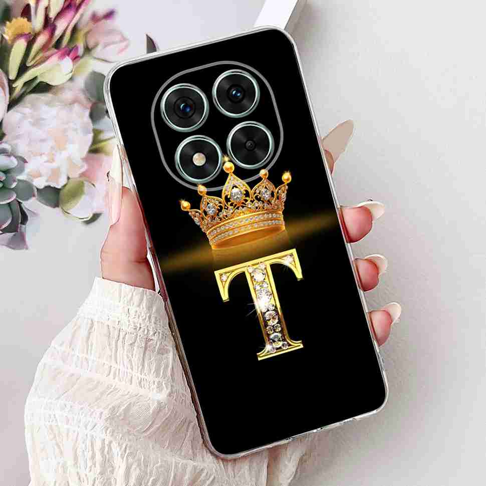 Для Redmi Note14 Pro 5G Чехол 6.67" Алмазная Буква Задняя Крышка Мягкие Силиконовые Чехлы Для Xiaomi Redmi Note 14 Pro 5G Coque Fundas