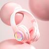 Беспроводные Bluetooth-наушники, многоцветная подсветка, гарнитура с микрофоном, слот для SD-карты, HIFi-стереогарнитура