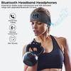 Беспроводная Bluetooth спортивная повязка на голову Белый шум Стерео Bluetooth-наушники Моющаяся Музыкальная маска для глаз Регулируемая Громкая связь Звонок Подарок