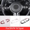 Красный Для BMW F20 F22 F21 F30 F32 F33 F36 F06 F12 F13 X5 F15 X6 F16 M-Sport ABS Рамка Декоративная Накладка Рулевого Колеса