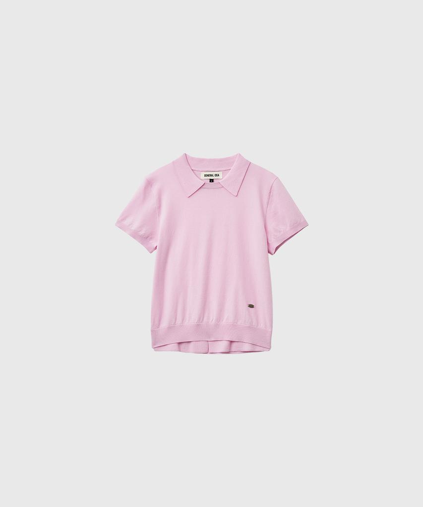 GENERALIDEA Layered Essential Half Pullover [Pink] / Wbe2L05533