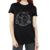 Harry Potter Womens/Ladies Ravenclaw Seal Cotton Boyfriend T-Shirt