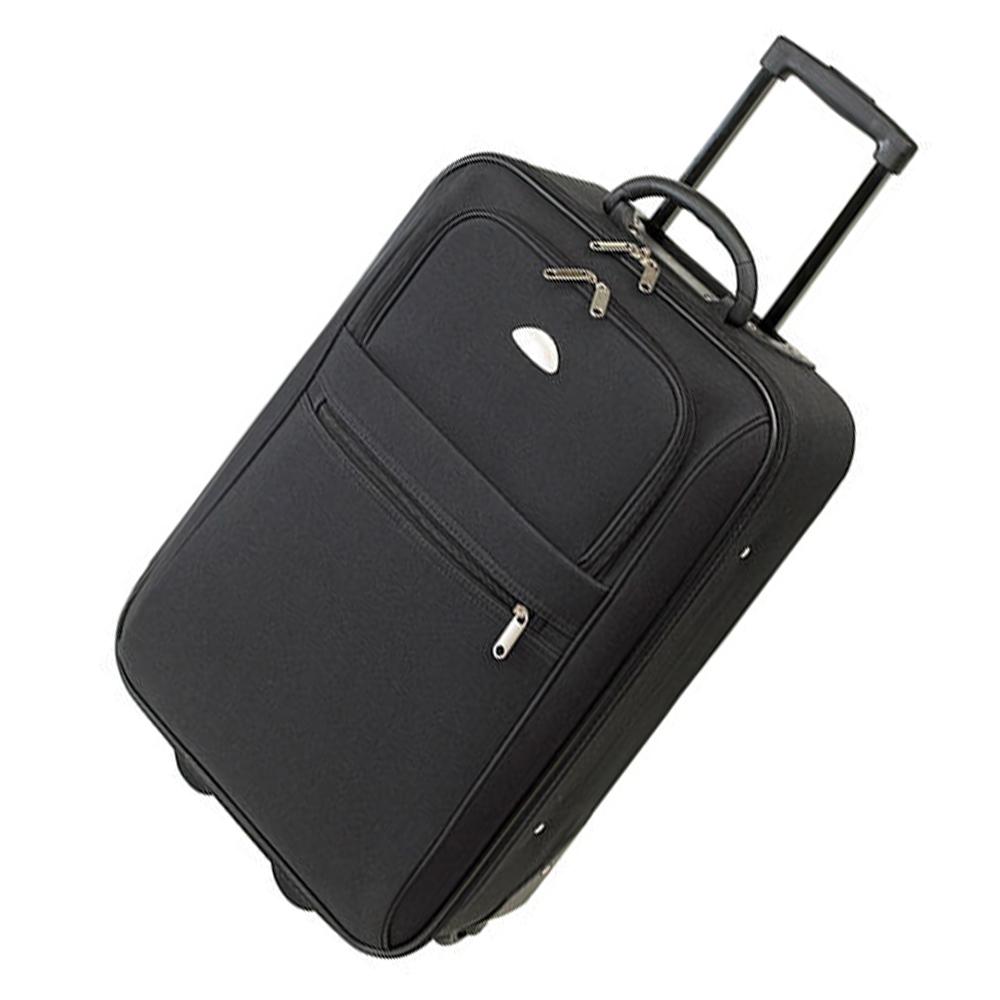 L-Merch Dublin Plain Trolley Suitcase