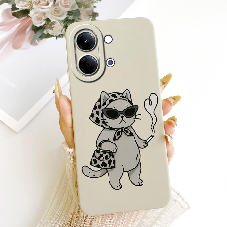 Для Vivo Y05 4G Чехол Новый Роскошный Бант Сердце с Рисунком Мягкий ТПУ Чехол для Телефона Для Vivo Y11d Y 05 VivoY05 VivoY11d Чехлы Сумки