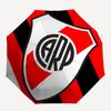 River Plate, Badge Automatic Opening and Closing, 8 rib Structure Portable Umbrella, Suitable for Men and Women in All Seasons  Perfect Gift