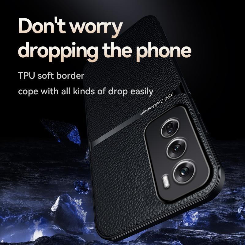 PU Leather Magnetic Case for OPPO Reno 12 Pro G 12F 12FS 11 11F 10 Pro Plus Protective Cover Hard Back Shell Coque Fundas Capa