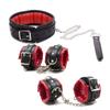 Soft Sponge Adult Handcuffs Ankle Cuffs Bondage With Chain Collar Restraints Adult Toys For Couple Adult Games Bdsm Bondage Set