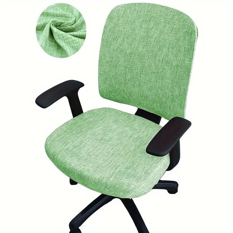 2 Pack High Elastic Thickened Office Chair Covers Split Computer Armchair Slipcover Home Textile Protector