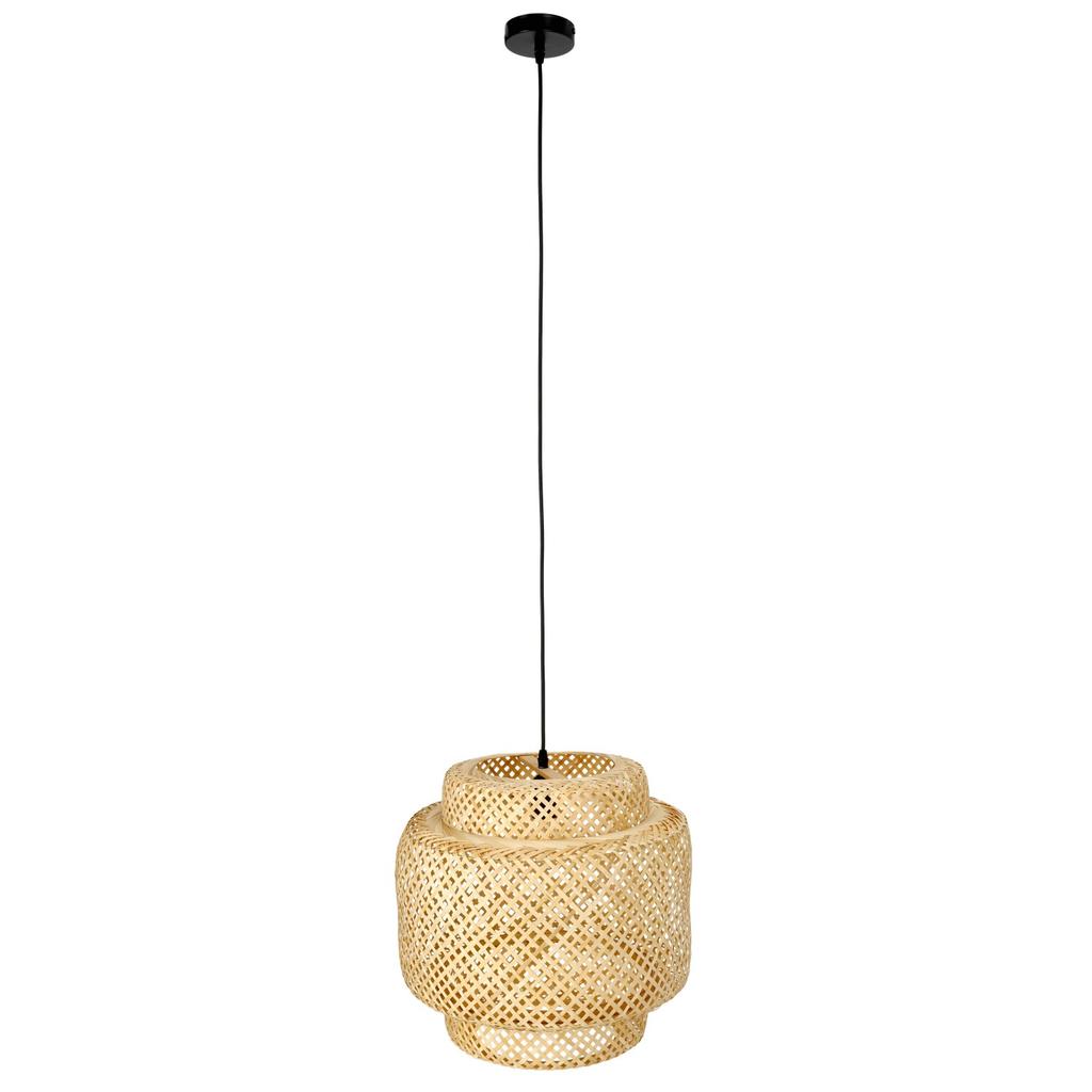 Large BOHO Ceiling Lamp 40cm Bamboo E27