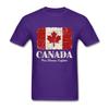 Canada Maple Leaf Flag TShirt 100 Cotton ONeck Summer Short Sleeve Casual Unisexs Tshirt Size S3XL