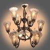 9+3 Light Black Portuguese Style Jhoomer Chandelier For Home Decor