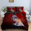 Skeleton Skull Bedding Set 2 /3pcs Queen /King Size Duvet Cover Set Bedclothes Pillowcase Comforter Sets Home Textile