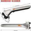 Electric Grill Brush Grill Cleaner Automatic Steam Grill Brush Rotating Brush Cleaner with Stainless Steel Bristles