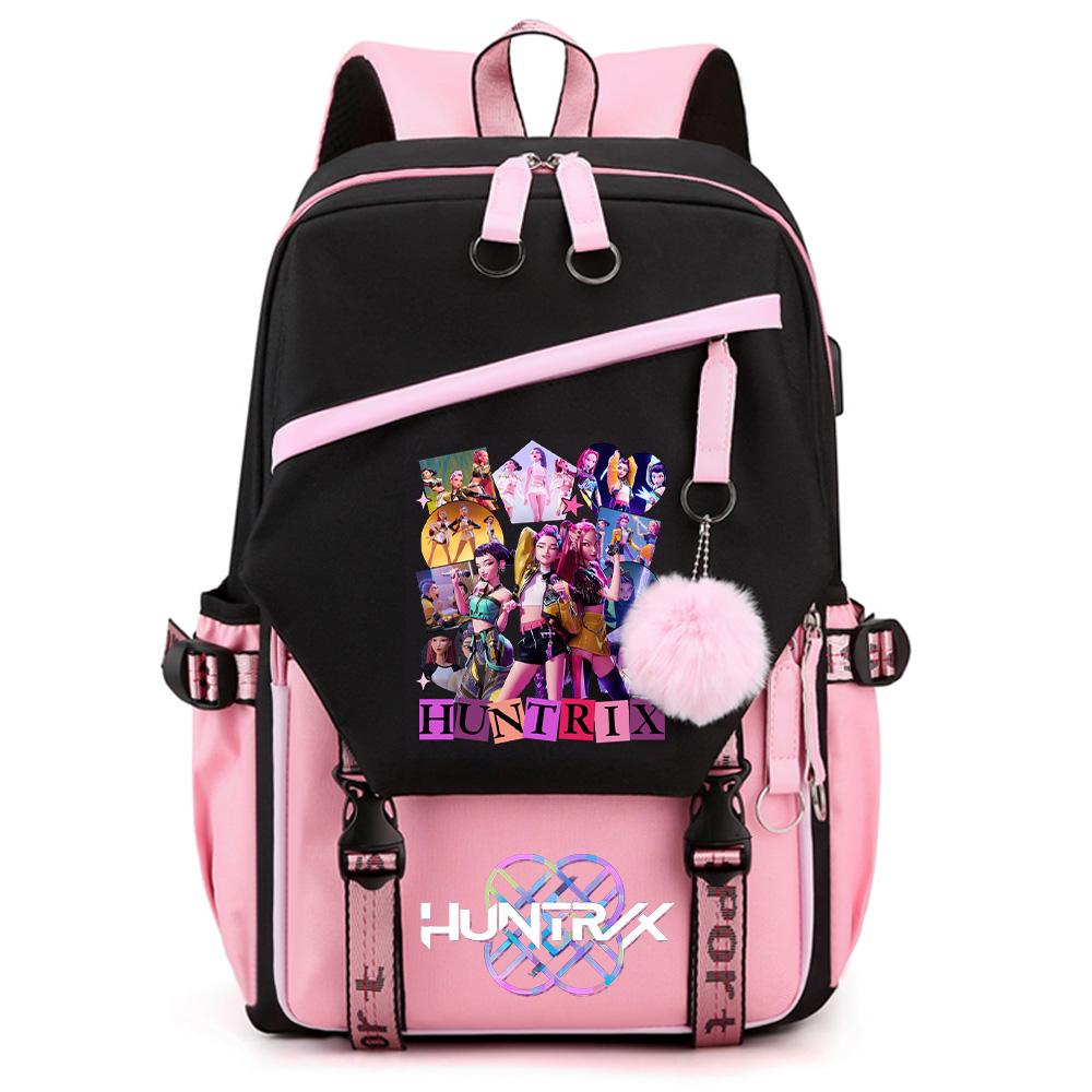 Anime Demon Hunters Printed Large Capacity Backpack for Teenger Student Girl Boy Schoolbag Bookbag Women Waterproof Travel Bag Gift
