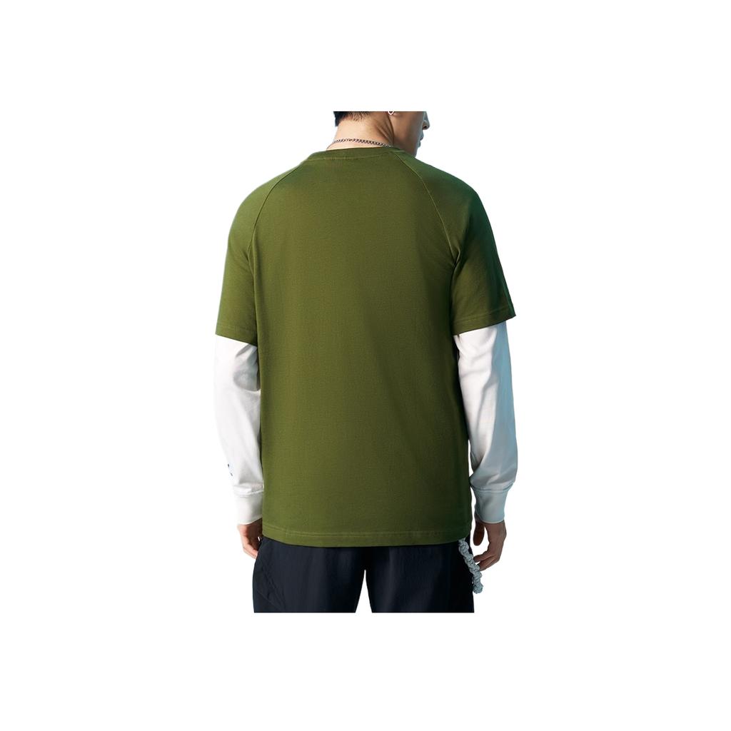 Adidas Футболка с коротким рукавом и круглым вырезом с камуфляжным принтом логотипа Originals, мужские футболки Wild-Pine IS0248