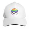 Prideball Rainbow Baseball Cap Visor luxury Women cap Hip Hop luxury caps Baseball For Unisex Womens