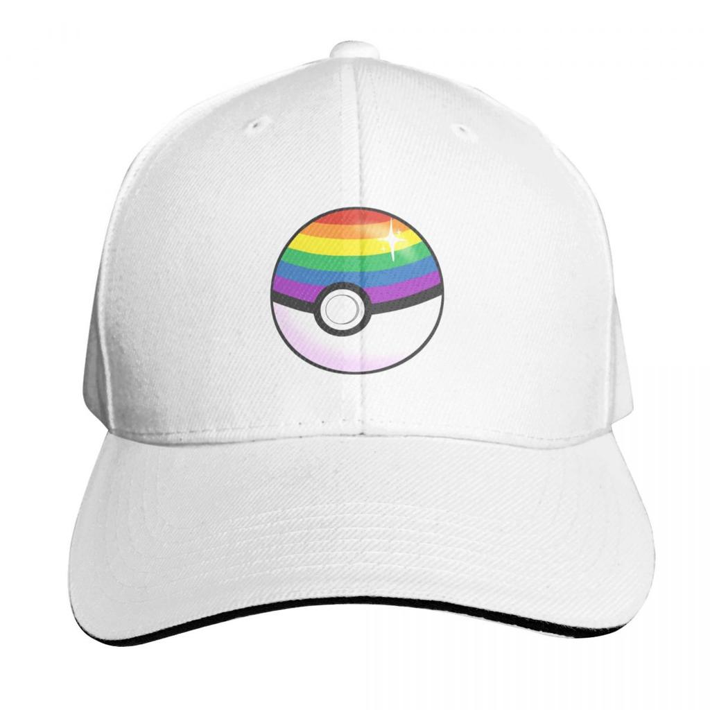 Prideball Rainbow Baseball Cap Visor luxury Women cap Hip Hop luxury caps Baseball For Unisex Womens