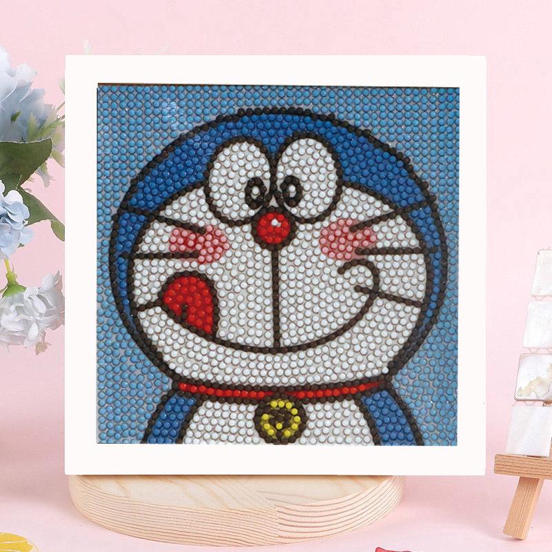 Детская алмазная мозаика Sanrio с наклейками-рамкой - Набор для самостоятельного изготовления, ручная работа, подарок