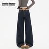 Beautiful Wardrobe Women's Loose Fit Denim Wide-Leg Jeans