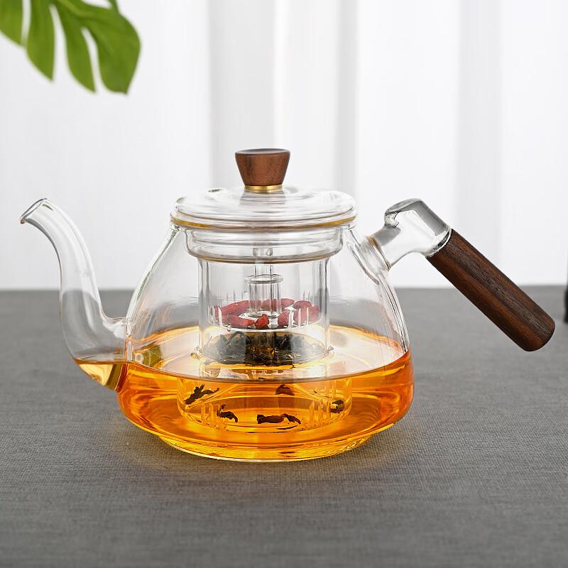 Shangqi Dual-Use Glass Teapot for Stove-Side Tea