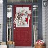 YHOPE Christmas Wreaths For Front Door,19.6Inch Red Bird Wreath Home Wall Decorations,Xmas Wreaths Christmas Wreath Outdoor