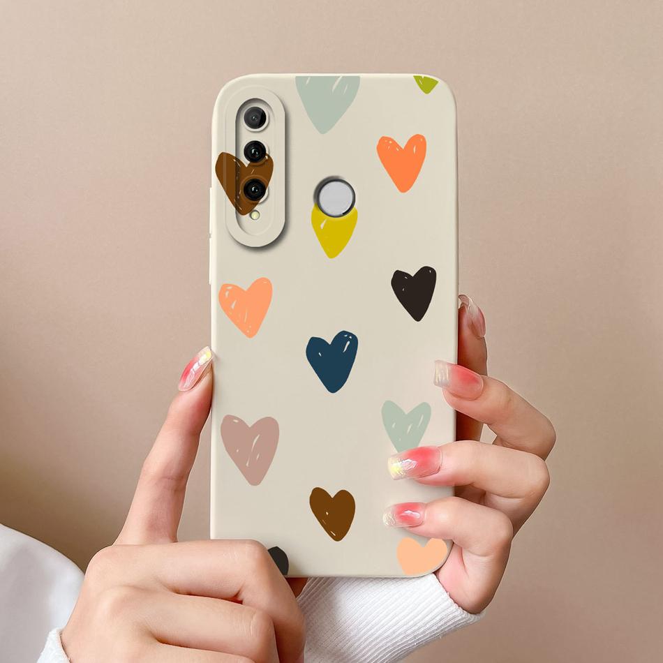 For Honor 10i Phone Case Butterfly Cat Soft Liquid Silicone Camera Protection Cover For Huawei Honor 10 i Model HRY-LX1T Fundas