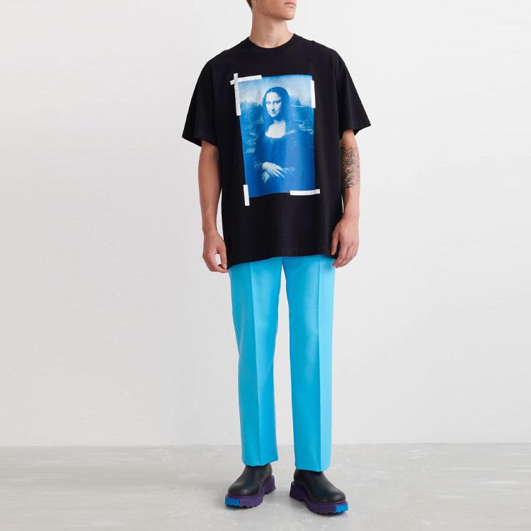 OFF-WHITE Monalisa short-sleeve T-shirt OMAA038C99JER0021045