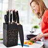7PCS Stainless Steel Utility Knife Chef Knife Cooking Tool Set Kitchen Knife Multi-tool Knife Stand Kitchen Scissors Fruit Knife Bread Knife