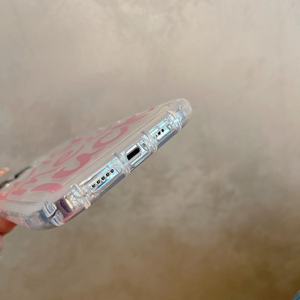 Мягкий прозрачный чехол для телефона с милым сердечком для Iphone 11 12 13 14 Pro Max Xs Max X Xr 6s 6 7 8 Plus Se, противоударный чехол-бампер
