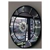 Real Mirror Wall Clock 50 Cm Trend Modern Living Room Smoked