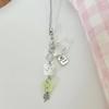 Sweet Y2K Cute Strawberry Mobile Phone Lanyard Lovely Rabbit Four Leaf Clover Star Keychain Bag Charms Girls Fresh Cute Pendant