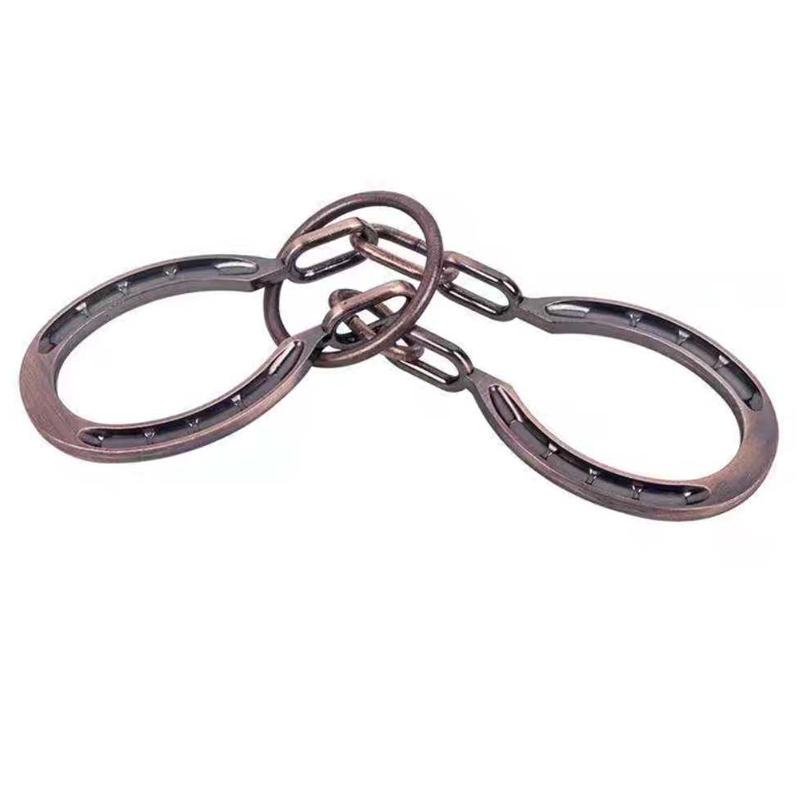 Магический IQ Металлическая Подкова Литой Головоломка Типа Распутывания Жонглирование Трюки Развивающие Игрушки Для Детей Мальчиков Девочек