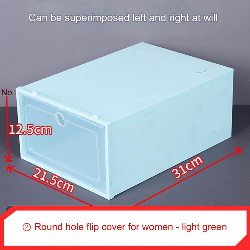 Органайзер для обуви, штабелируемые ящики для хранения обуви, ящики с фронтальным открыванием, органайзер для обуви, тумба, контейнер для обуви из толстого пластика