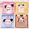 1 Piece Cartoon Adhesive Cute Kawaii Dog Notes Notepad Memo Pad Office School Supplies Stationery Sticker