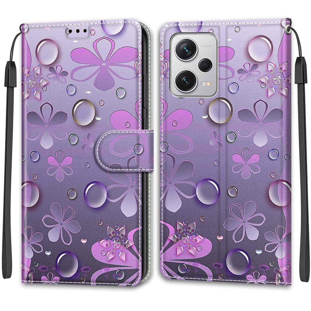 Роскошный окрашенный кожаный чехол для Redmi Note12 Note11 Note10 Note9 Note8T Защитный чехол-книжка для Redmi 10C K40S 9A 9C 10A 6A 7A Redmi10