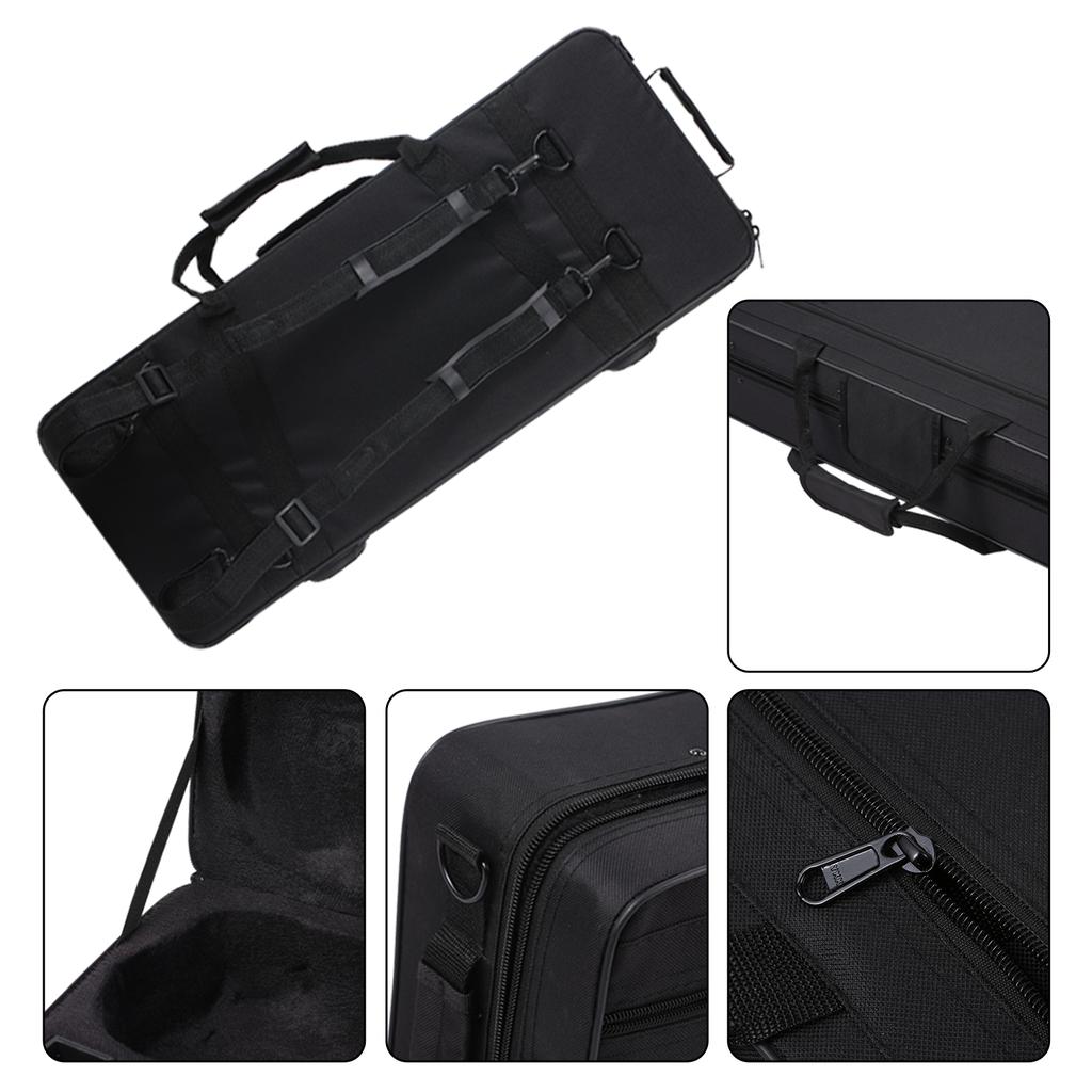 Saxophone Bag Sax Case Backpack Thicken Padded Foam Non-woven Inner Cloth with Adjustable Shoulder