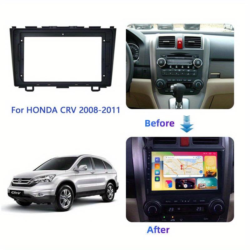 2 DIN Панель для HONDA CRV CR-V 2007-2011, Пластиковая, Без батареи, Комплект установочной рамки для приборной панели автомобиля