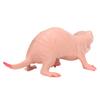 Пластиковая фигурка крота Игрушка Симуляция Статическая Полный сердечник Голый крот Модель для детей Песочный стол Украшения