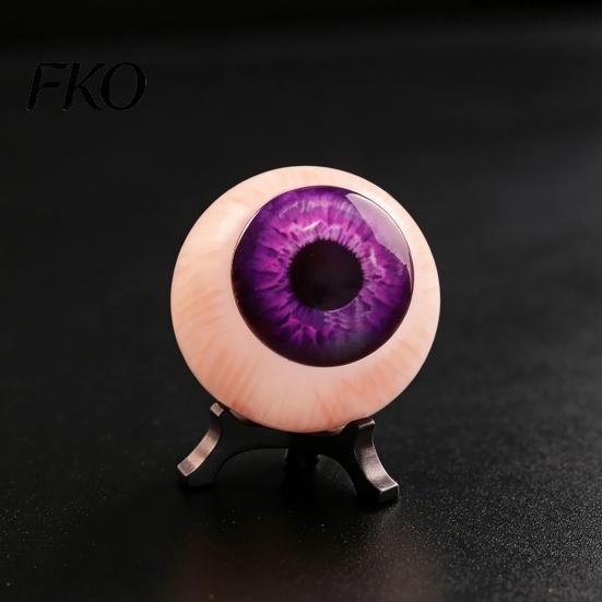 Reusable Halloween Decorations Realistic Eyeball Decor, Resin Spooky Eye Ornament for Shelf Table, Indoor Ornaments Creepy Party Prop Haunted