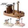 Countertop Clutter Organizer Pot Lid for Kitchen Countertop, Vertical Storage Rack with Detachable Water Tray, Stable Non-slip Base Cutting Boards And